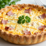 ham and cheese quiche
