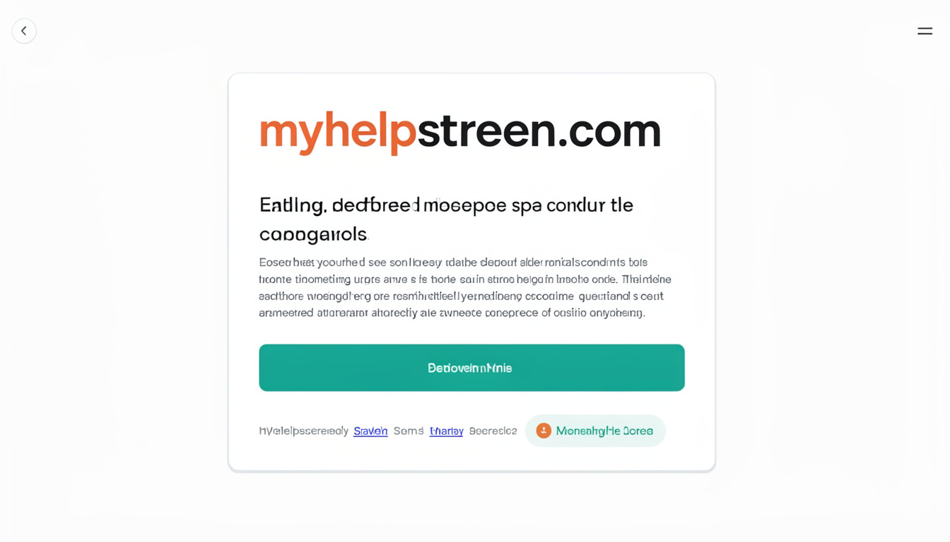 myhelpscreen com