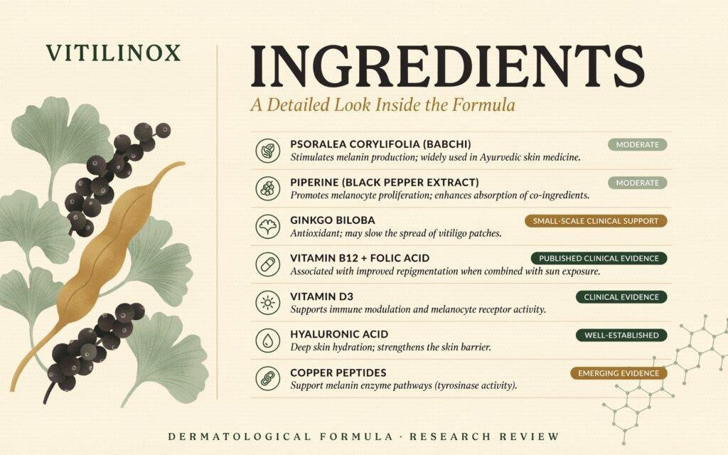Vitilinox Ingredients
